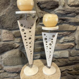 Champagne Candle Holders (2 pc)